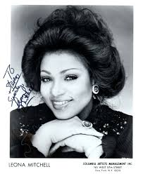Vintage Hand Signed 8X10 Photograph LEONA MITCHELL OPERA Singer AUTOGRAPH