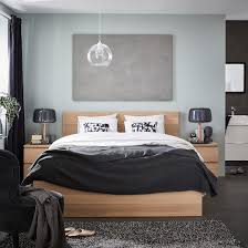 Malm Cadre De Lit Haut Plaque Chene Blanchi 160x200 Cm Cadre De Lit Malm Ikea Lit Malm Lit Haut