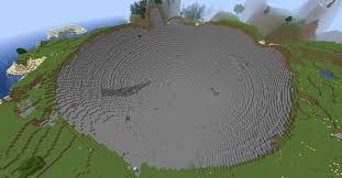 Shapes.circle(grass, pos(0, 0, 0), 0, axis.x, shapeoperation.replace) the circle has a radius which is the width from the center of the circle to its outside edge. I Made A Hole A Sphere Hole A Sphole Minecraft