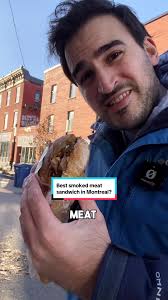 Best smoked meat sandwich in Montreal? I want it at least once a week,  that’s how good it is! #montreal #foodie #sandwiches #smokmeat #montrealfood