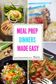Healthy Meal Planning For Dinners Simple Quick And Easy Healthy Meal Plans Meal Planning Recipes