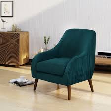 Mid century club chair mid century modern arm chair mid century club chair a pair vintadelphia. Mid Century Modern Velvet Club Chair Nh439303 Noble House Furniture