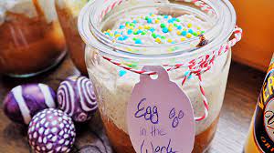 Im fall der weck gugelhupfgläser wären das etwa 6 mal Kuchen Im Glas Egg In The Weck Mit Eierlikor Kuchenrezepte Mit Eierlikor Verpoorten