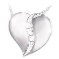 My Precious Daughter Diamond Pendant Necklace Heart Pendant Diamond Diamond Pendant Pendant Necklace