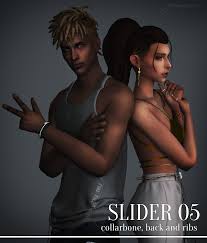 In addition to the height sliders they also added a cool detail which is a neck slider. Pirumxsim Slider 05 Adds Depth For Collarbone Back And