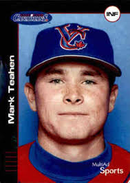 2002 Vancouver Canadians Multi-Ad #34 Mark Teahen Yucaipa California CA  Card