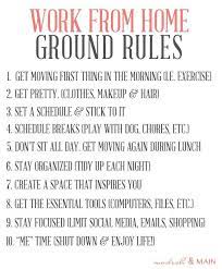 Work From Home Ground Rules Work From Home Tips Working From Home Work From Home Jobs