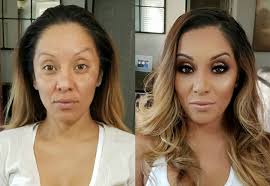 share their before and after makeup