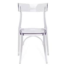 chair in clear set of two lucite chairs chair plastic chair