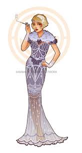 Daisy Buchanan By Hannah Alexander Daisy Buchanan Art Nouveau Disney Bird Design
