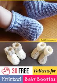 Most of these projects are easy slippers that are perfect for beginner knitters. 29 Free Patterns For Knitted Baby Booties Guide Patterns