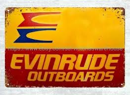 We love vintage motors, we can print your motor christmas gift artonstuffdesigns 4.5 out of 5 stars (177) $ 19.99. Vintage Evinrude Outboard Boat Motor Dealer Sign Old Logo Lighted 395 00 Picclick