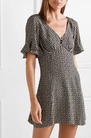 Marc Jacobs Floral Print Silk Crepe De Chine Mini Dress Net A Porter Com Mini Dress Dresses Silk Crepe