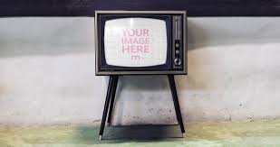 Old Tv Screen Mockup Generator Mediamodifier In 2020 Mockup Generator Old Tv Mockup