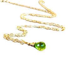 Always try to notice the. Amazon Com Green Peridot Stone Pendant Necklace 14k Gold Fill For August Birthday Handmade