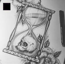 Pin Von Kawal Gumber Auf Kunst In 2020 Sanduhr Tattoo Zeichnung Sanduhr Tattoo Schadelkunst