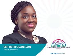 Congratulations to Emi-Beth Aku Quantson who was selected to join the  growing community of entrepreneurs, innovators, and thought leaders at the  2017 Global Entrepreneurship Summit (GES) in Hyderabad, #India! Emi-Beth is  a