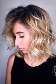 55 Beloved Short Curly Hairstyles For Women Of Any Age Lovehairstyles Blonde Hair With Roots Long Bob Blonde Balayage Hair Blonde