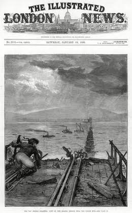 Tay Bridge Disaster View Broken Bridge Editorial Stock Photo - Stock Image | Shutterstock Editorial