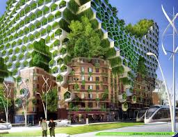 Paris 2050 Respetuosa Con El Medio Ambiente Arquitectura Sustentable Arquitectura Ecologica Construccion Sostenible