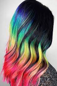 35 Modern Peekaboo Hair Ideas Spice Things Up Get No Damage Peekaboo Hair Rainbow Hair Color Ideas Natural Hair Styles