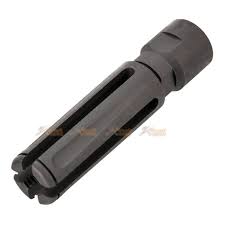 Army Force Steel 14mm Ccw Long Flash Hider For Aeg Gbb Black Aeg Ccw Airsoft Guns