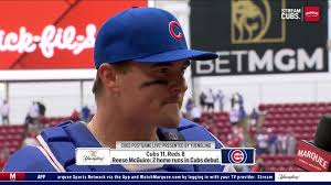 "I'm just thankful for this opportunity to be back here. What a team to be  a part of.", Reese McGuire gets emotional reflecting