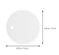 LEORX Leorx Leakproof White Paper Lid for Universal Cup Use 100Pcs