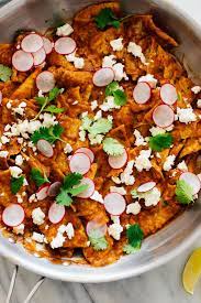 Red Chilaquiles Recipe Cookie And Kate Recipe Chilaquiles Recipe Mexican Food Recipes Red Chilaquiles Recipe