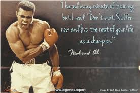 The legendary boxer and world icon died late friday night in arizona after he was admitted to the hospital on thursday with a respiratory illness. Inspirational Quotes From Muhammad Ali Legends Report