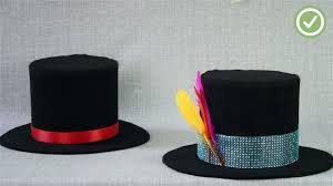 Place the small cardboard circle on top of the cylinder, where it should fit exactly. How To Make A Top Hat 12 Steps With Pictures Wikihow