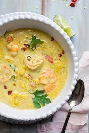 Rich and creamy yet tangy and salty, this thai soup is filling but light and positively bursting with flavor. Thai Coconut Shrimp Soup Taste Love And Nourish