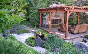 Japanese Deck Garden Japanese Garden Backyard Outdoor Fireplace Japanese Garden