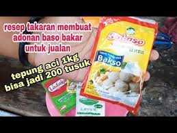Ide Usaha Resep Adonan Baso Bakar Untuk Jualan Youtube Adonan Resep Resep Makanan