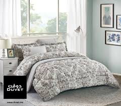 مفرش دوفت الصيفي بيج ورمادي Home Decor Furniture Bed