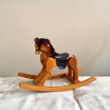 Bigjigs toys wooden rocking horse with safe guard traditional rocker ride on. Vintage Wooden Rocking Horse Toy Hobbies Toys Memorabilia Collectibles Vintage Collectibles On Carousell