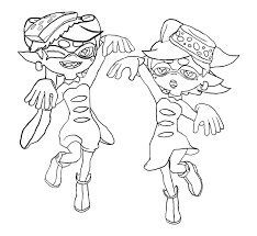 Coloring book for kids and adults . Splatoon Coloring Pages Best Coloring Pages For Kids