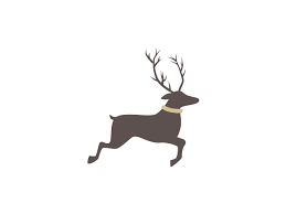 Download Christmas Illustration Jumping Deer Graphic By Vijackstudio Creative Fabrica SVG Cut Files