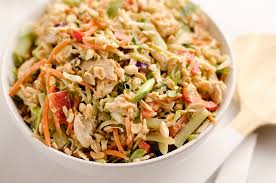 A happier bird makes for happier food. Thai Peanut Chicken Crunch Slaw Salad