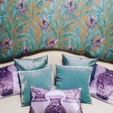 Matthew Williamson Birds Of Paradise Wallpaper Matthew Williamson On Instagram Lavender And Mint My Sunbird Wallpaper For Osborneandlitt Maximalist Interior Design Maximalist Interior Matthew Williamson