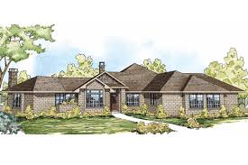 European style home plans often have stucco, wood, brick, or stone exteriors, which give them a country touch and elegancy. Ranch House Plans Hillcrest 10 557 Associated Designs