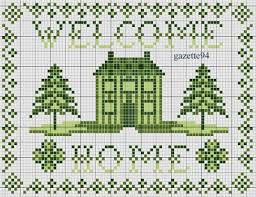 Maybe you would like to learn more about one of these? Gazette94 Welcome Home Cross Stitch House Cross Stitch Designs Cross Stitch Patterns Christmas