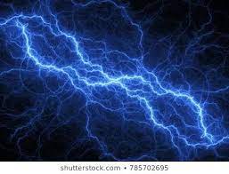 Yellow Fantasy Lightning Stock Illustration 85882744 Blue Lightning Stock Illustration Illustration