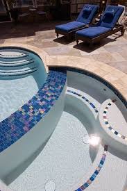 Top 60 Best Home Swimming Pool Tile Ideas Backyard Oasis Designs Pool Steps Swimming Pools Backyard Swimming Pool Tiles