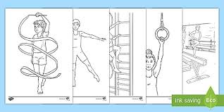 Download and print these printable gymnastics coloring pages for free. Gymnastics Colouring Pages Twinkl Teaching Resources