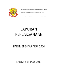 « sjk(c) pekan getah » sjk(c) kampong pahang. Laporan Rentas Desa