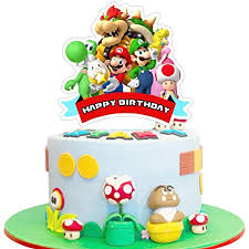 Cakes by kristen h super mario bros cake. Amazon Com Acrylic Super Mario Happy Birthday Cake Topper Mario Family Smash Cake Topper Mario Bros Themed Birthday Party Decoration Super Mario Party Supplies Home Kitchen