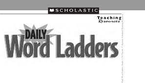 Symbols 2 months ago forever in first. Pdf Word Ladders 1 2 Grade Word Ladders Words Reading Instruction