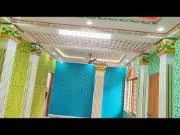 Amazing Design Wall And Ceiling Painting And Gypsum Color Crafts Exquisite Decorative Bangladesh Bd Youtube Wall Design Ceiling Painting Design
