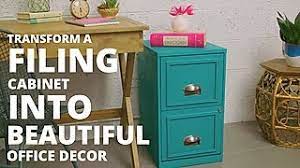 Using the same shade of chalk paint, apply a coat or two and allow to dry. Transform A Filing Cabinet With Chalk Paint Hgtv Youtube